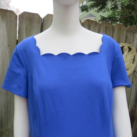 Talbots Blue Dress size 14 - Picture 2 of 7